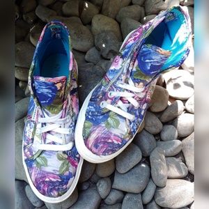 Superga Multi Floral High Top Sneakers
